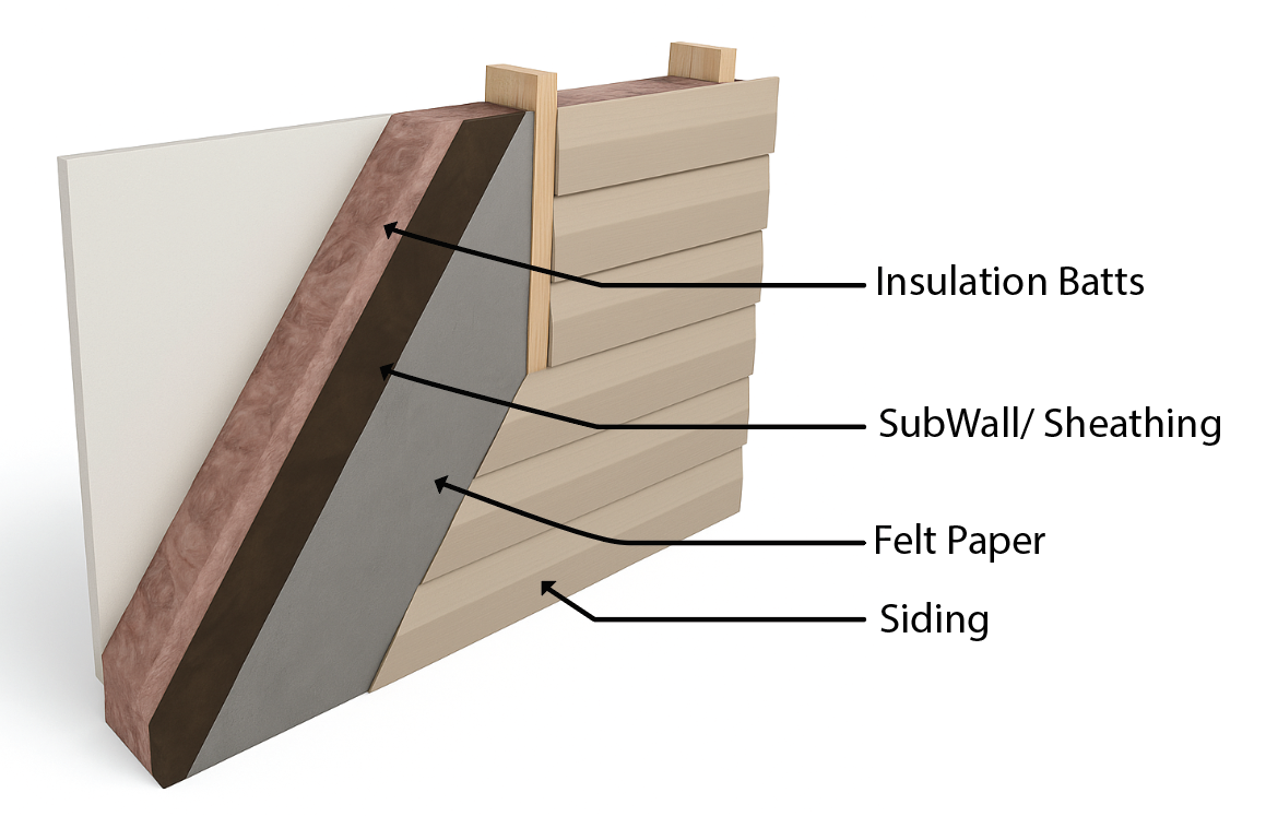 exterior wall